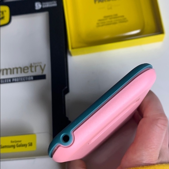 Otter Box Symmetry Series Samsung Galaxy S8 Case pink - Picture 3 of 7